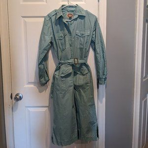 Vintage Safari Banana Republic Blue Shirtdress M